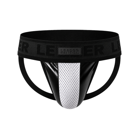 LEADER Brut Jockstrap White