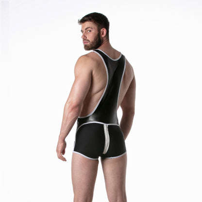 LEADER Brut Singlet White