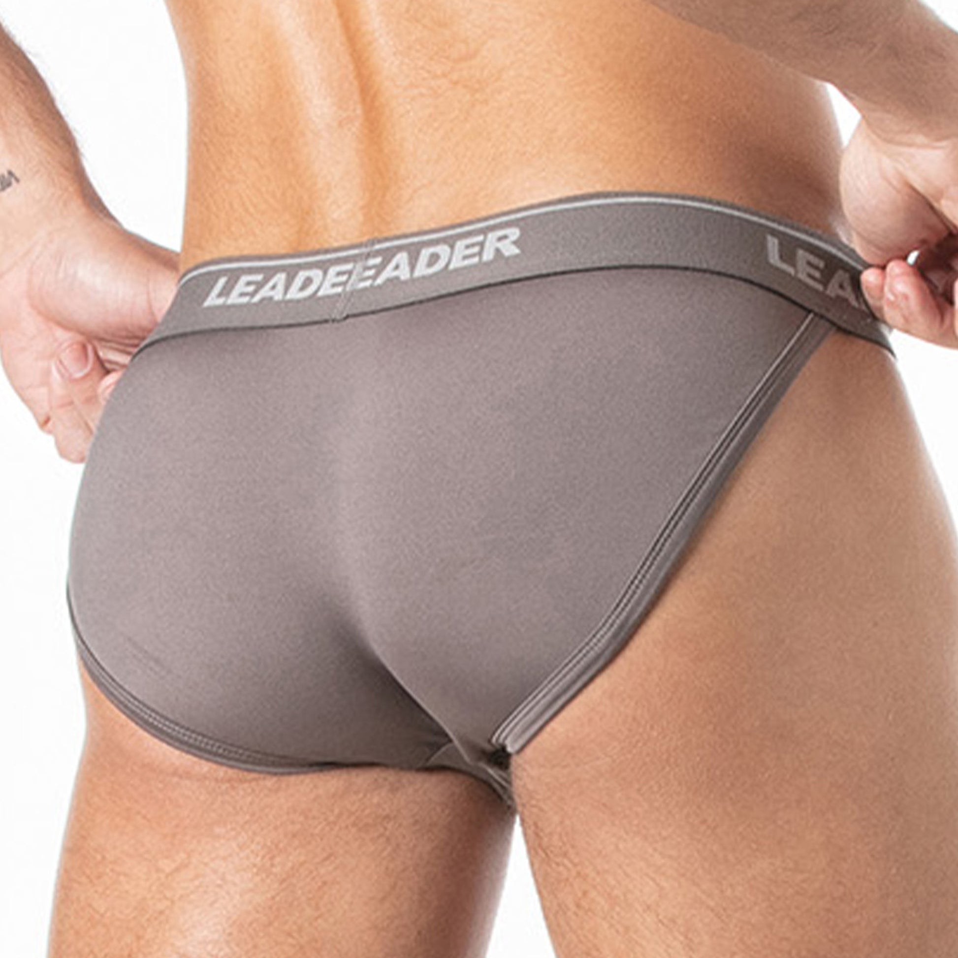 LEADER ID Sports Brief Taupe