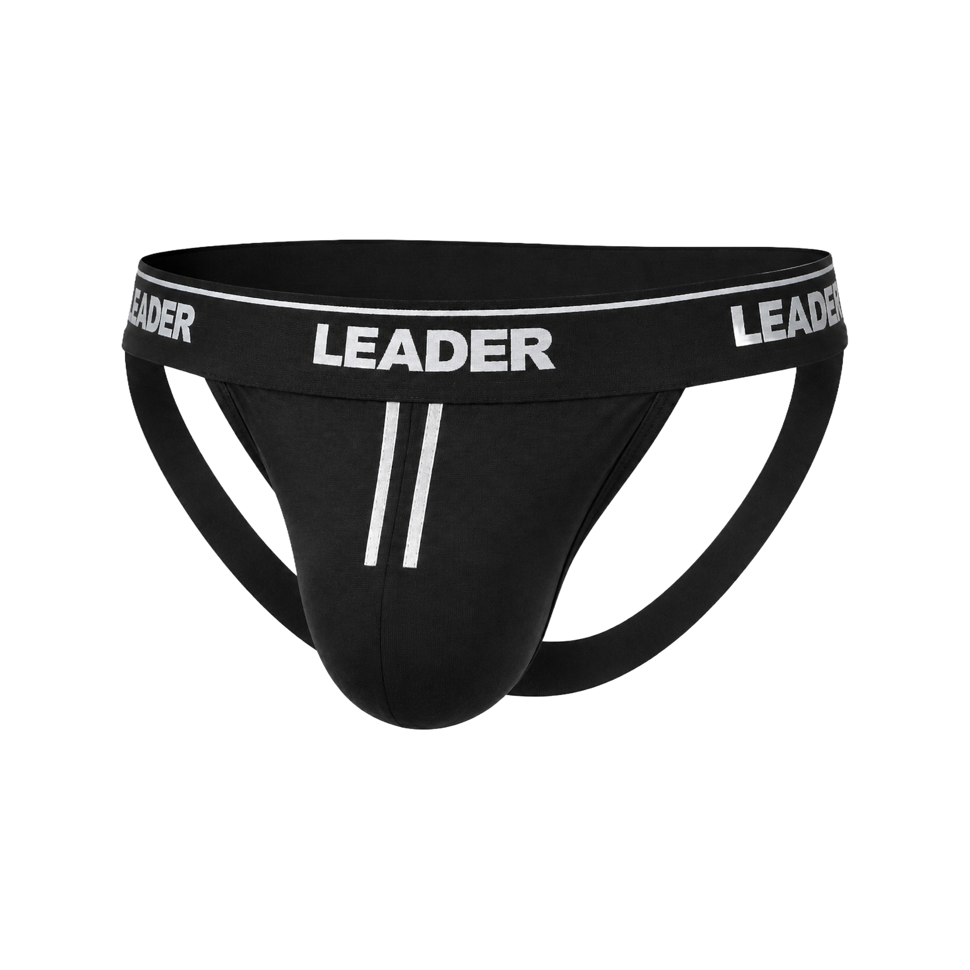 LEADER ID Sports Jockstrap Black