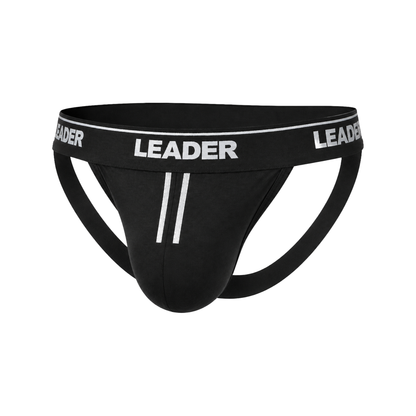 LEADER ID Sports Jockstrap Black