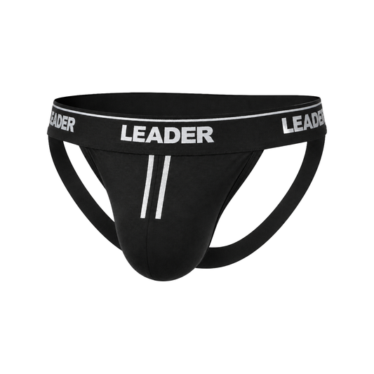 LEADER ID Sports Jockstrap Black