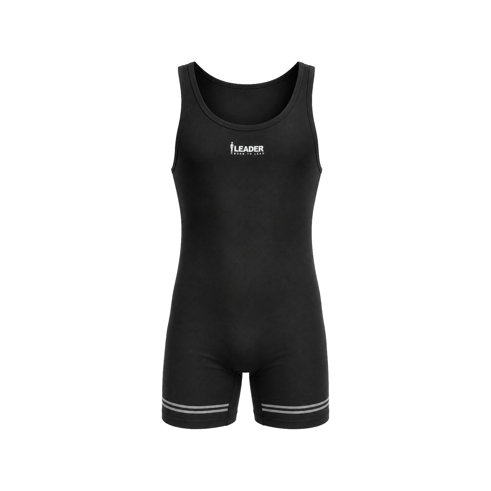 LEADER ID Sports Singlet Black