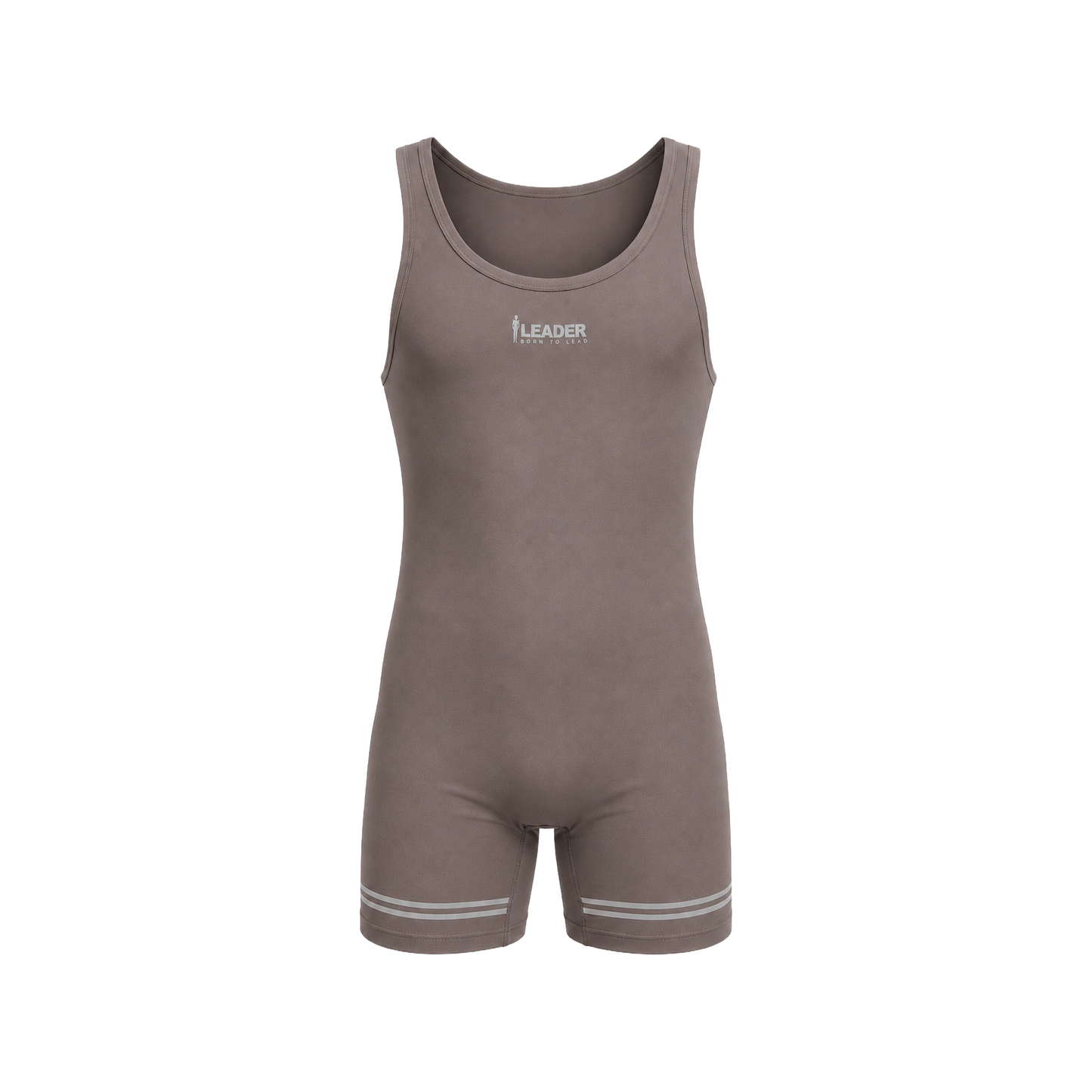 LEADER ID Sports Singlet Taupe