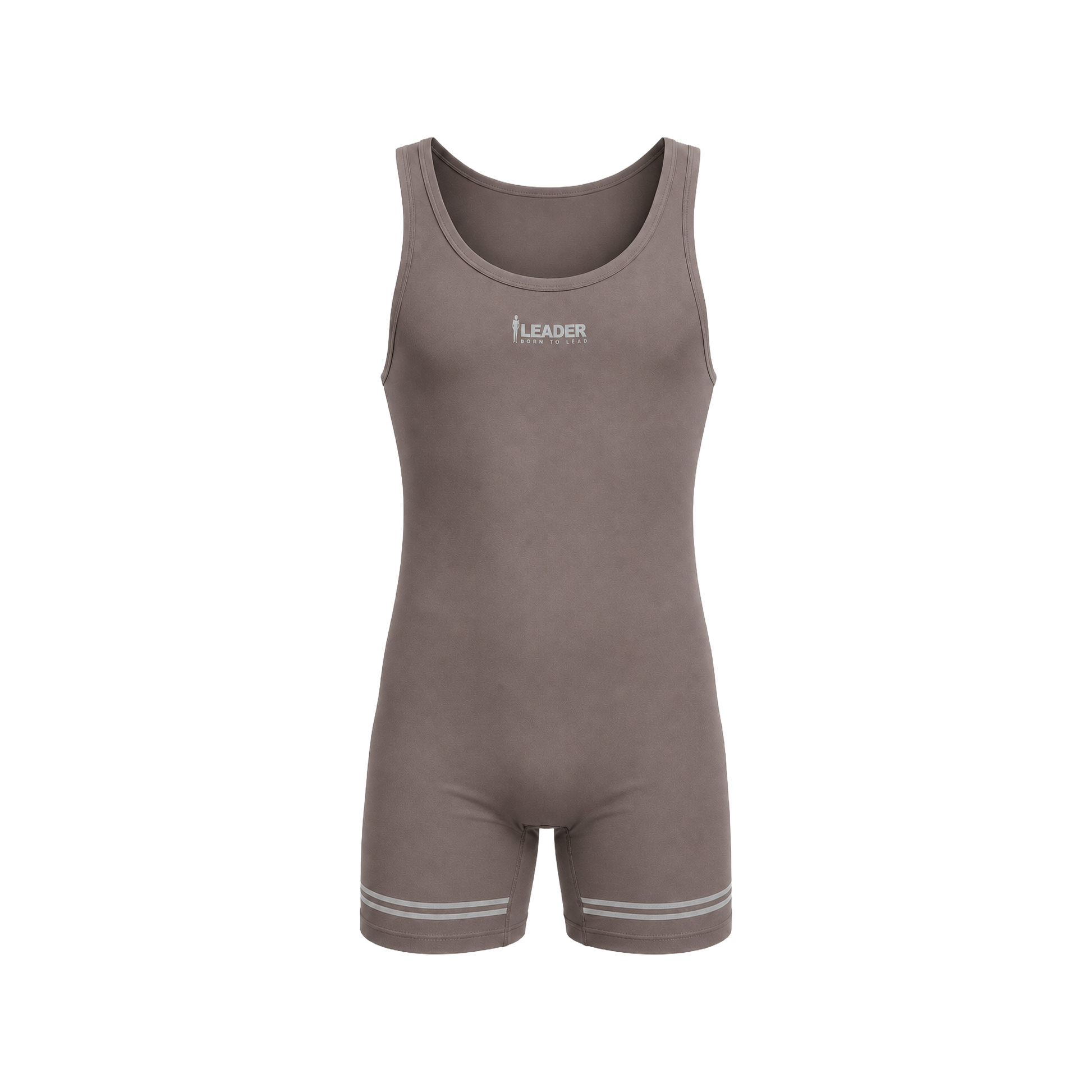 LEADER ID Sports Singlet Taupe