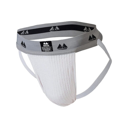 MM Sports Original Edition Swimmer/Jogger Jockstrap 2 inch White