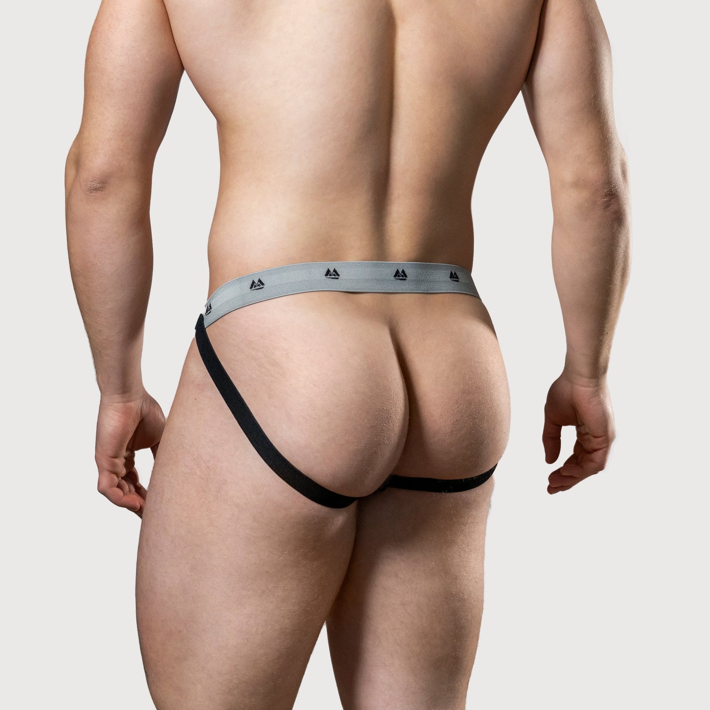 MM Sports The Original Swimmer/Jogger Jockstrap 1 inch Multipack 1x Black + 1x White + 1x Scarlet