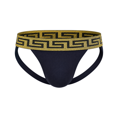 MODUS VIVENDI Bold Meander Jockstrap Black/Gold