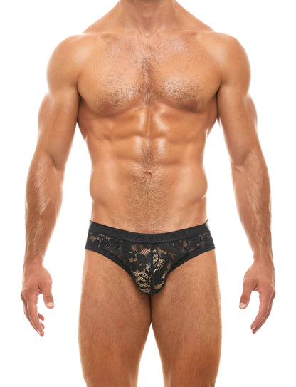 MODUS VIVENDI Floral Lace Classic Brief Black