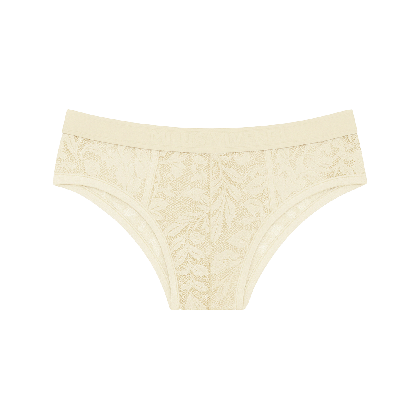 MODUS VIVENDI Floral Lace Classic Brief Ivory
