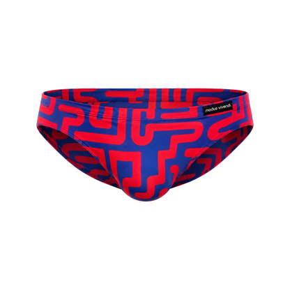 MODUS VIVENDI Labyrinth Basil Cut Brief Rot/Blau