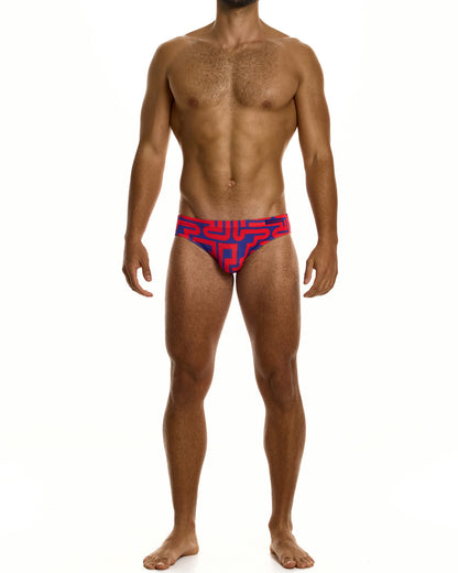 MODUS VIVENDI Labyrinth Basil Cut Brief Rot/Blau