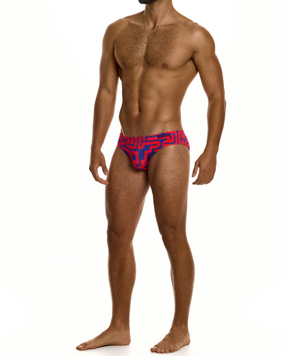 MODUS VIVENDI Labyrinth Basil Cut Brief Rot/Blau