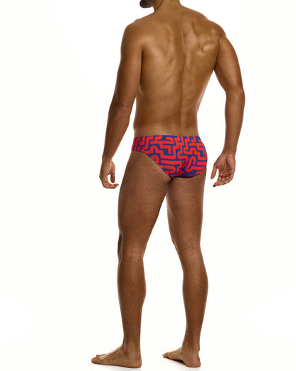 MODUS VIVENDI Labyrinth Basil Cut Brief Rot/Blau