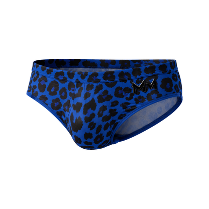 MODUS VIVENDI Leopard Mesh Brief Blue