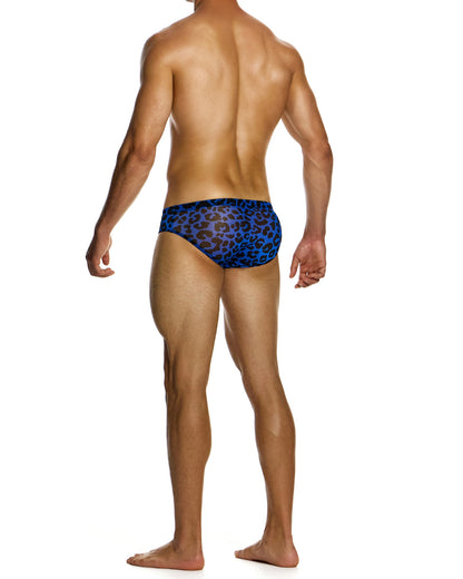 MODUS VIVENDI Leopard Mesh Brief Blue