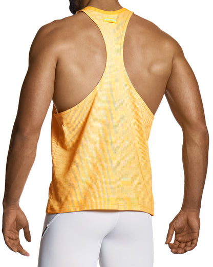 MODUS VIVENDI Multipack 1x Pied de Coq Classic Brief + 1x Tanktop Yellow