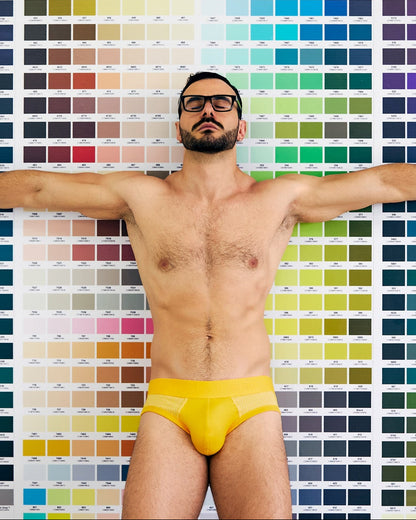 MODUS VIVENDI Pied de Coq Tanktop Yellow