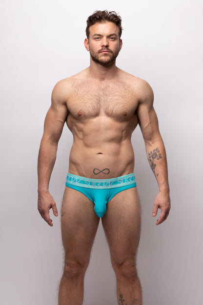 SUKREW V-Brief Multipack 1x Scuba Blue + 1x Deep Coral