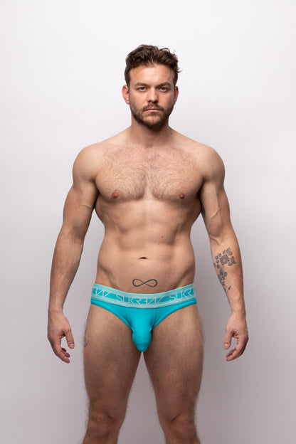 SUKREW Classic Brief Multipack 1x Scuba Blue + 1x Deep Coral