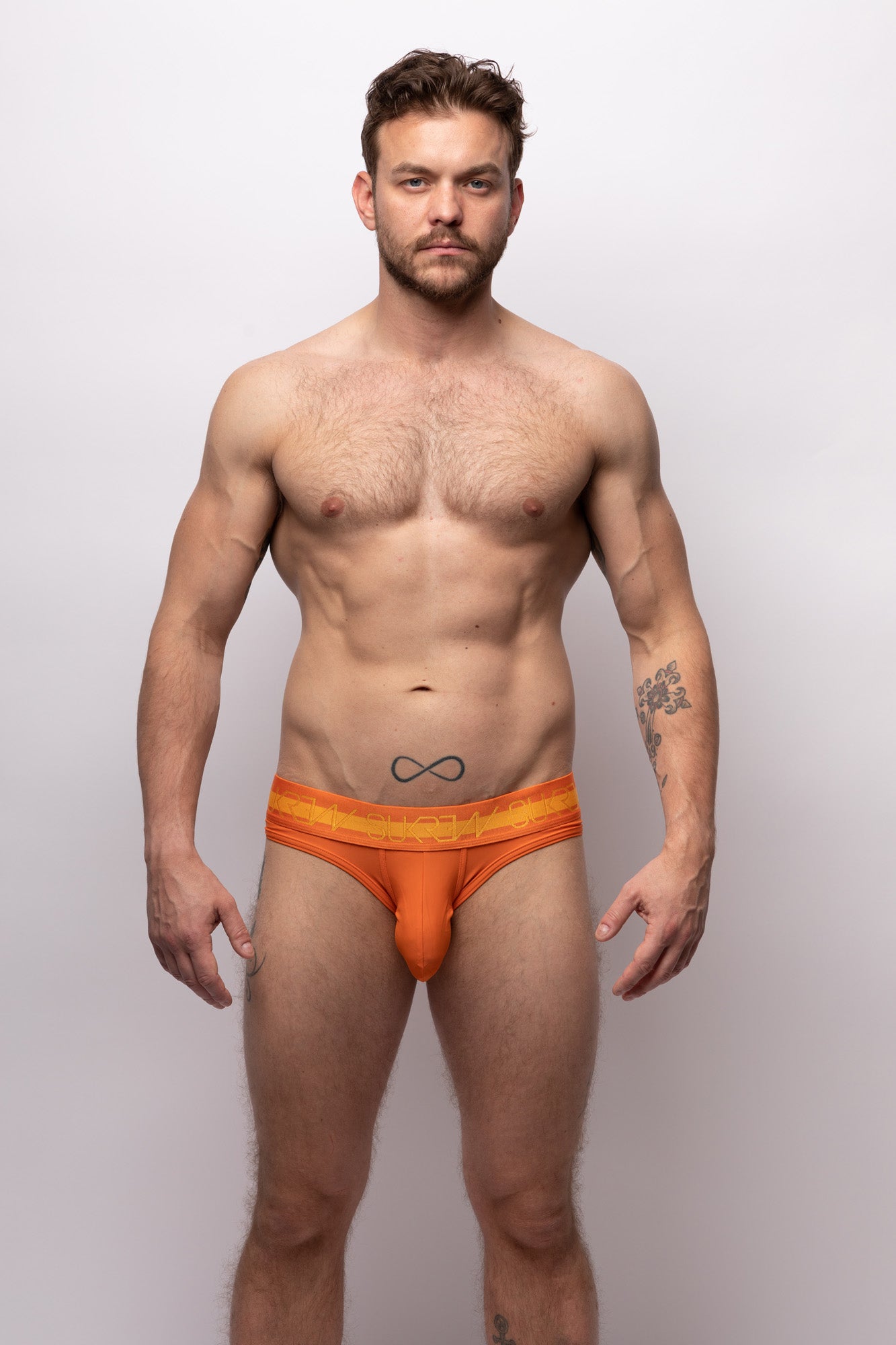 SUKREW V-Thong Multipack 1x Black + 1x Jaffa Orange + 1x Grey