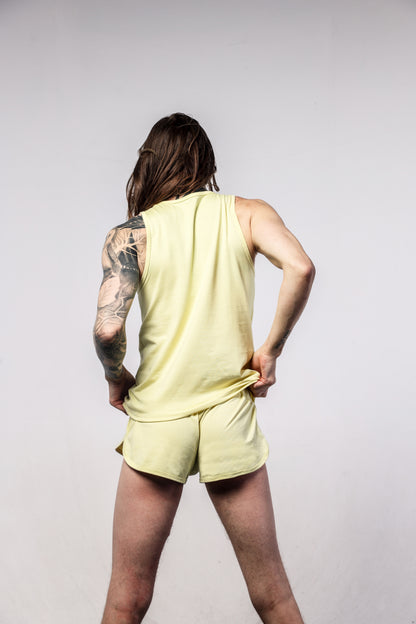 SUKREW 1x Shorts + 1x Vest Multipack Blonde Yellow