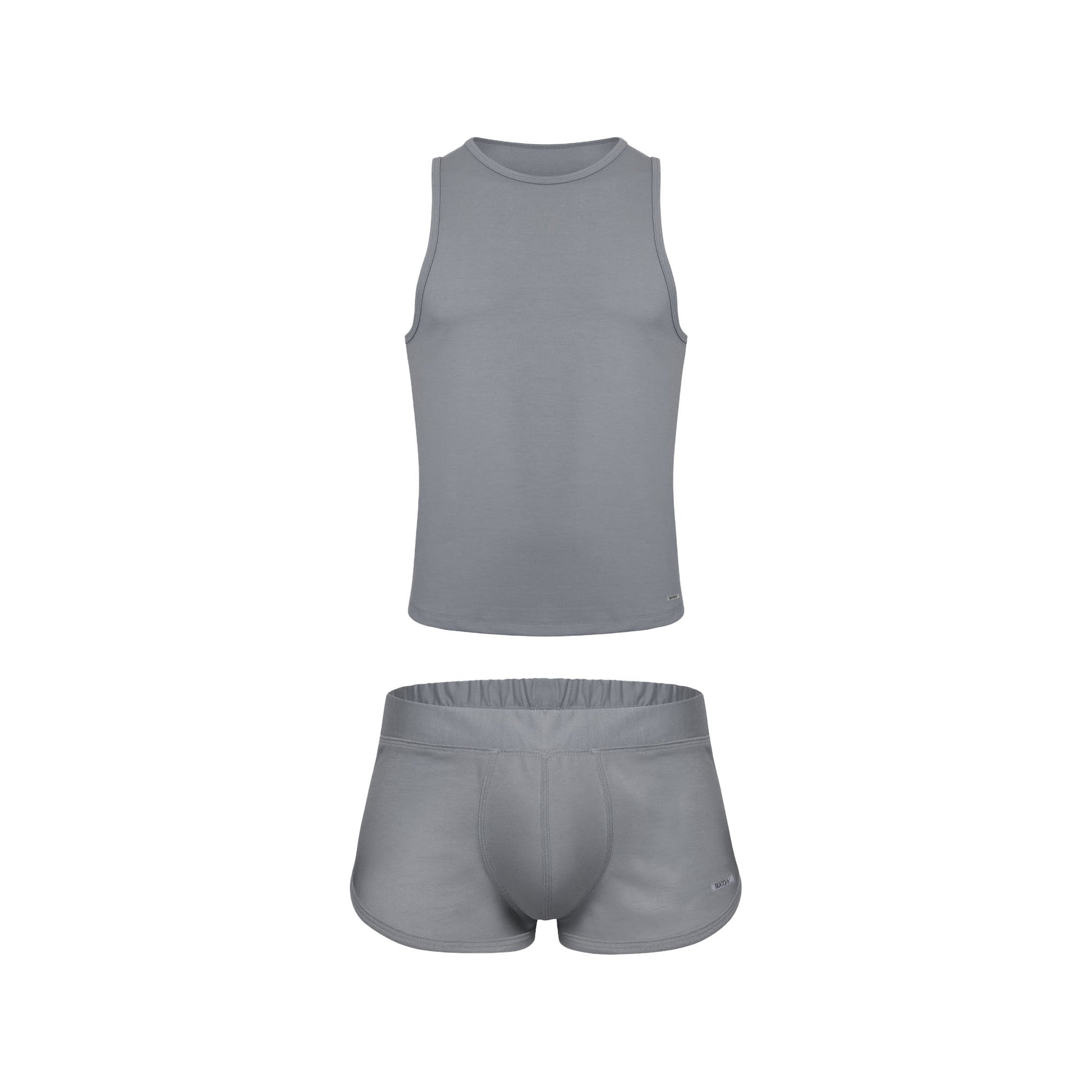 SUKREW 1x Shorts + 1x Vest Multipack Studio Grey