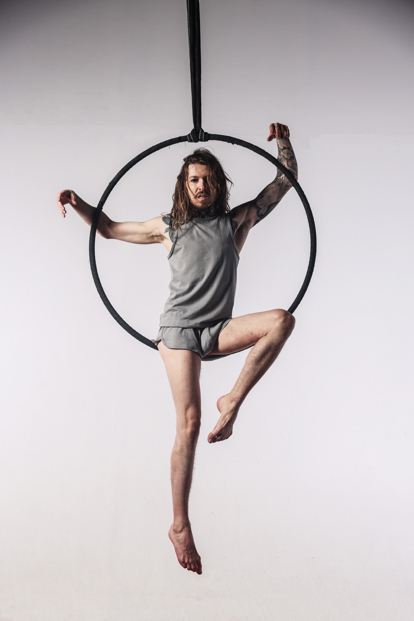 SUKREW 1x Shorts + 1x Vest Multipack Studio Grey