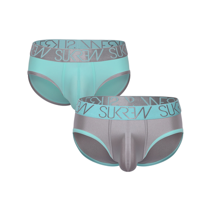SUKREW Apex Brief Multipack 1x Peppermint + 1x Silver Sparkle