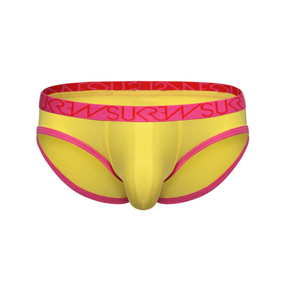 SUKREW Low-rise Brief Carnival Pineapple Yellow