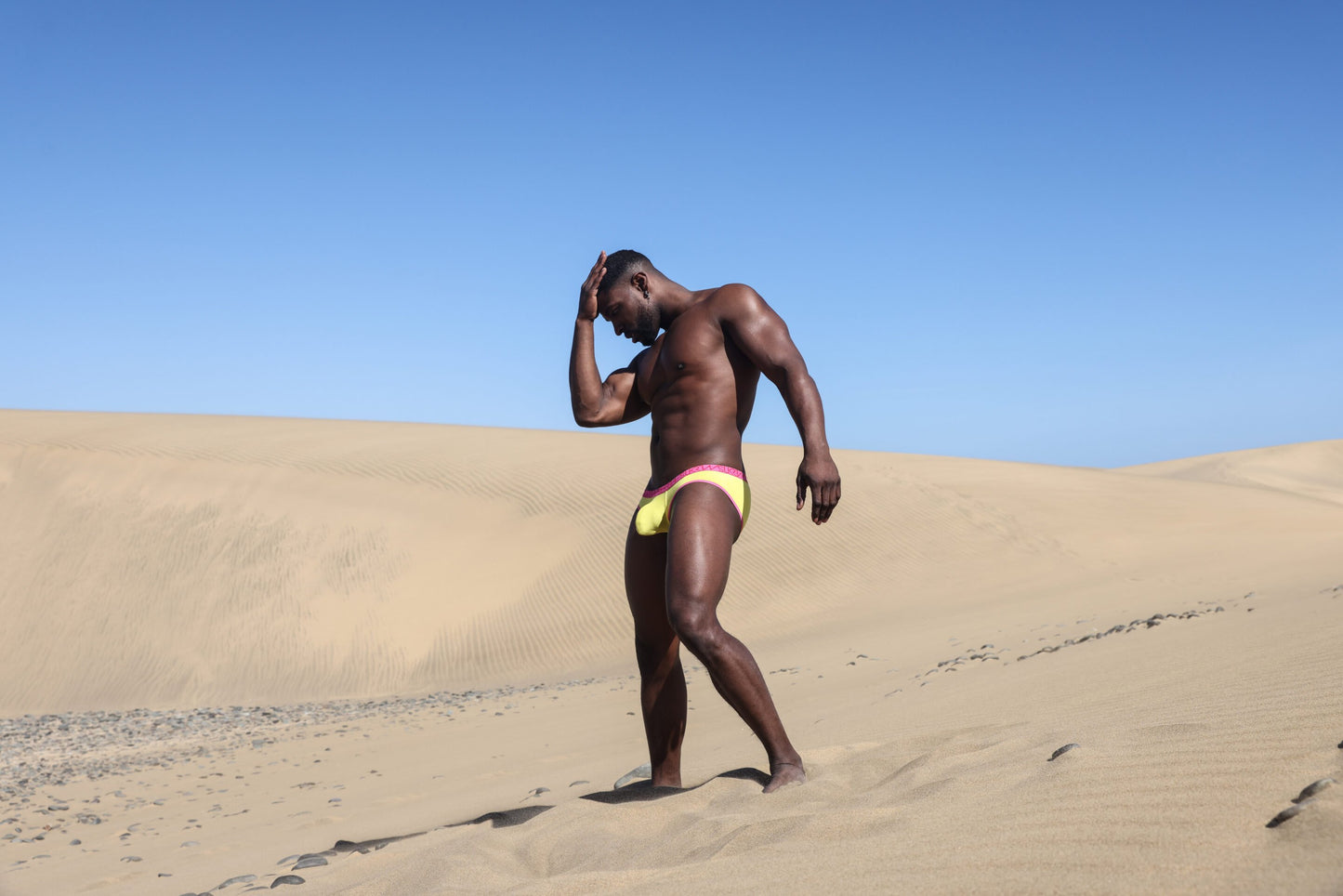 SUKREW Low Rise Brief Carnival Pineapple Yellow