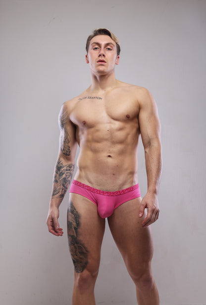 SUKREW Low-rise Brief Multipack 1x Red + 1x Pineapple Yellow + 1x Carnival Pink