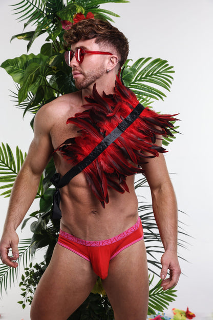SUKREW Low-rise Brief Red