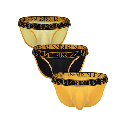 SUKREW Tanga Multipack 1x Gleaming Gold + 1x Trophy Black + 1x Bronze