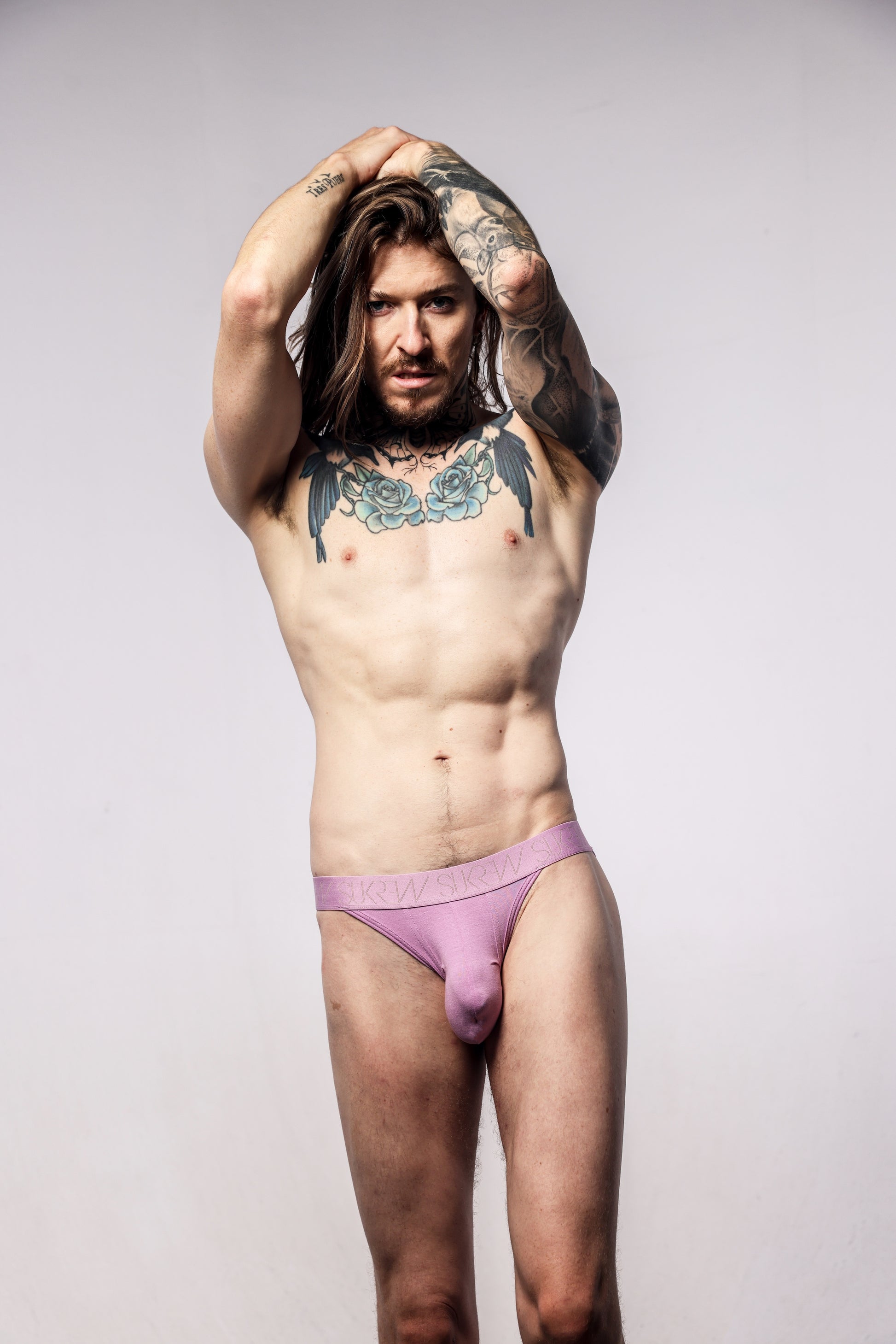 SUKREW Tanga Multipack 1x Pale Magenta + 1x Studio Grey + 1x Blonde Yellow