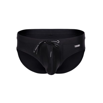 SUKREW Slip de Bain Torrent Noir de Jais