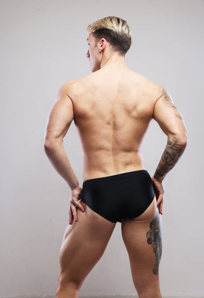 SUKREW Slip de Bain Torrent Noir de Jais