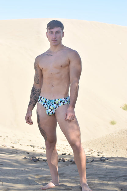 SUKREW Torrent Swim Brief Multipack 1x Lime + 1x Retro Lime + 1x Tropical Lime