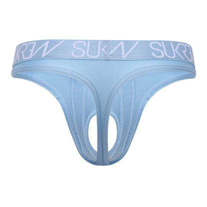 SUKREW Klassischer Tanga im U-Stil, kühles Blau