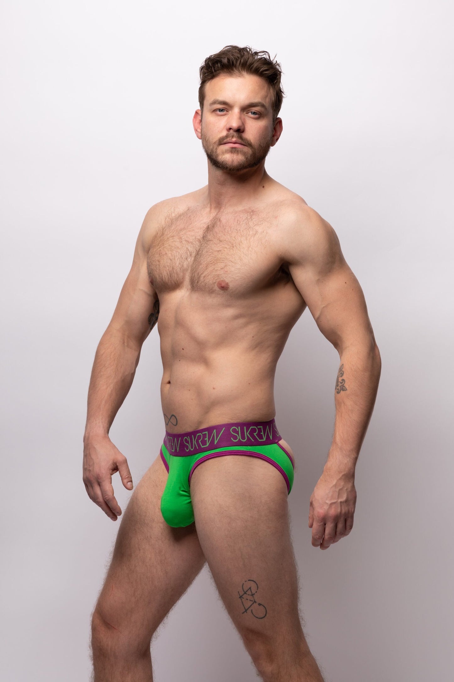 SUKREW V-Brief w kolorze zielonej zieleni