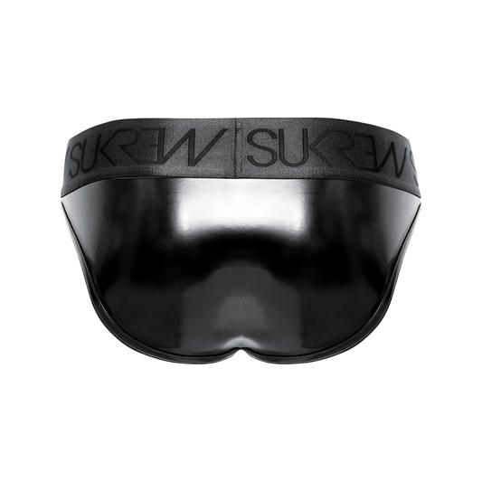SUKREW Wet Look U-Style Brief