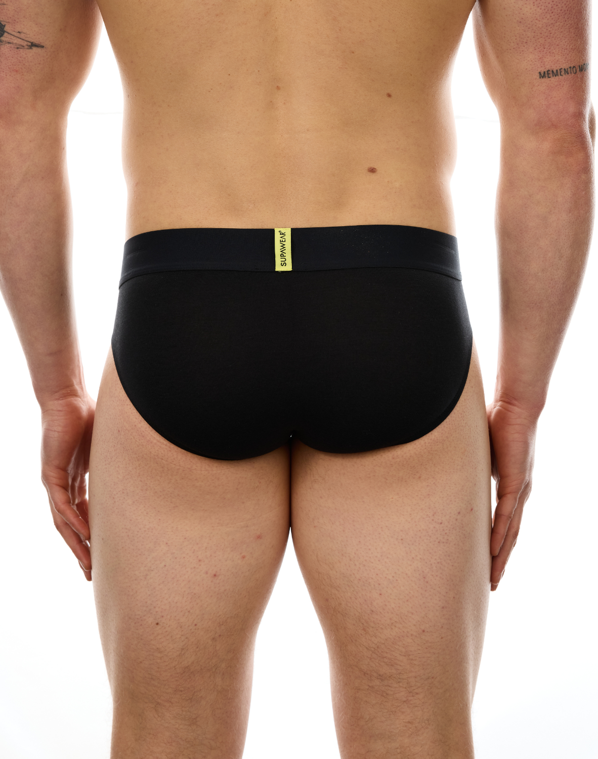 SUPAWEAR Just Supa Brief Black