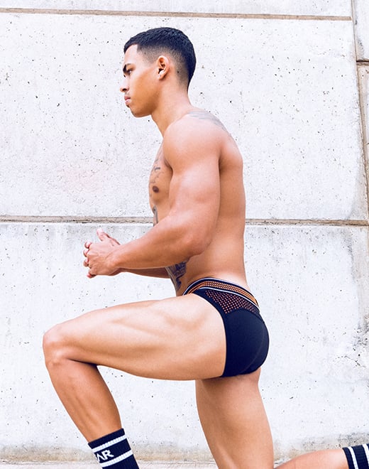 SUPAWEAR Mesh bogstav Neon Orange