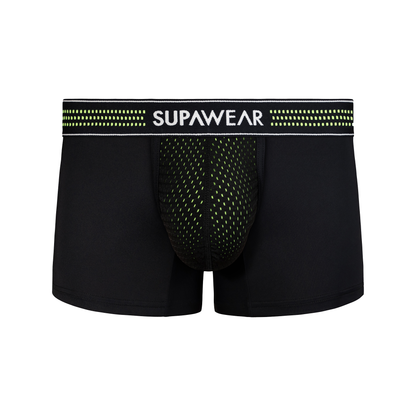 SUPAWEAR Siatkowy kuferek w kolorze neonowej zieleni
