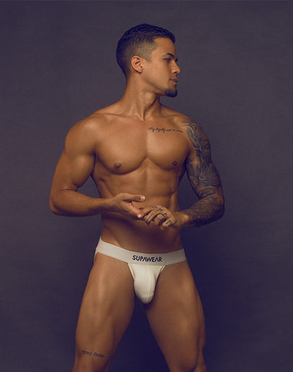 SUPAWEAR Neon Jockstrap Ivory