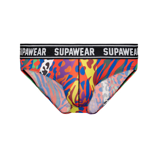 SUPAWEAR POW Brief Crimson Beast