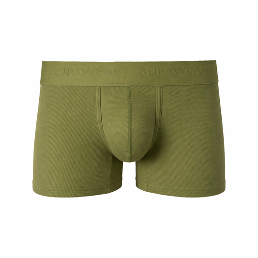 SUPAWEAR Ribbed Trunk Green