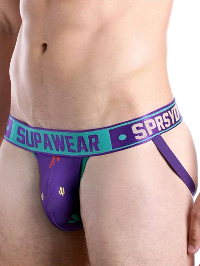 SUPAWEAR Sprint Jockstrap Prickly PurpleSUPAWEAR Sprint Jockstrap Prickly Purple