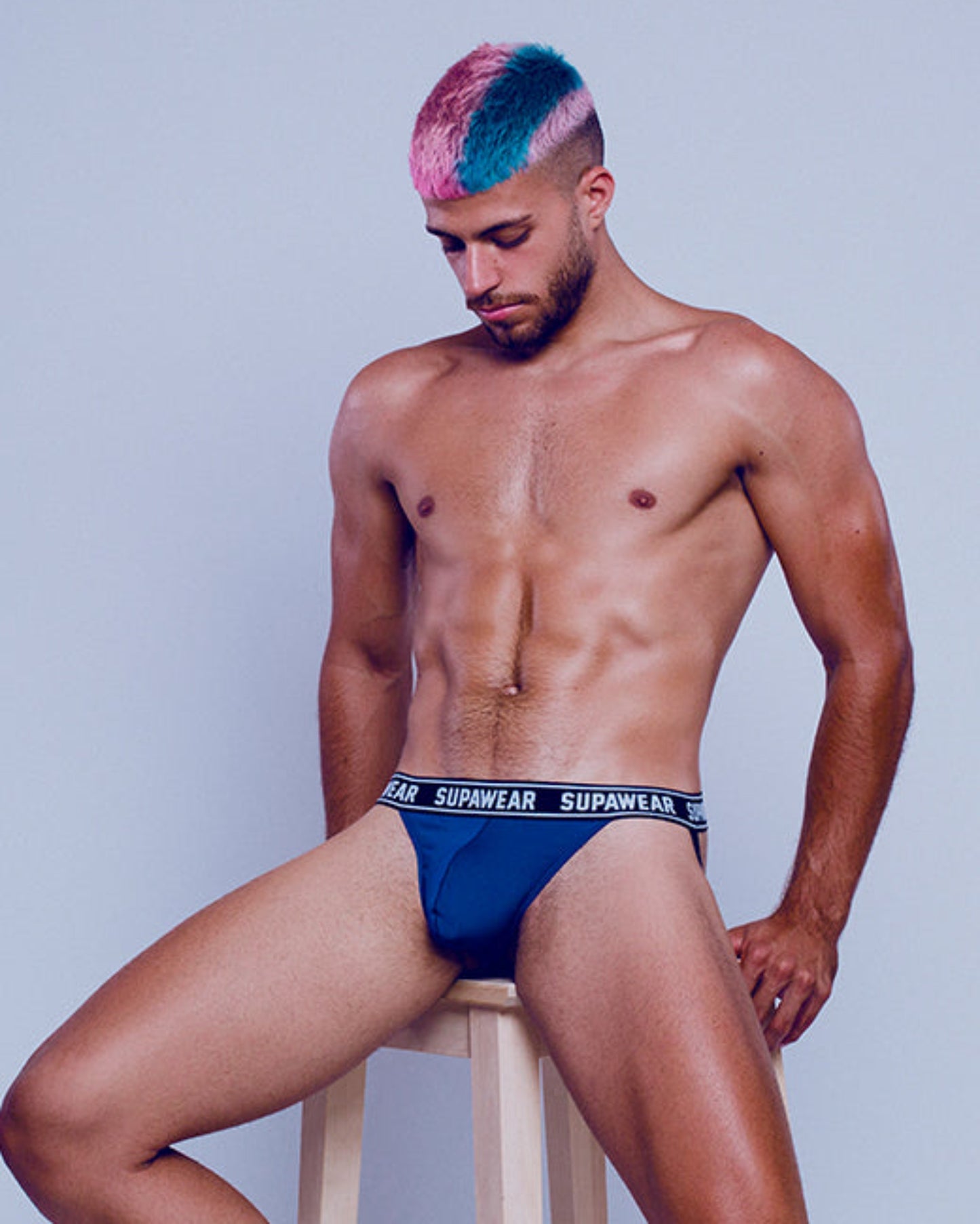 SUPAWEAR WOW Thong Navy