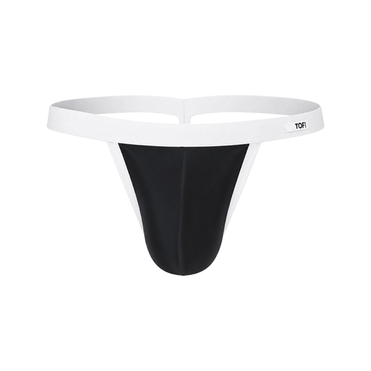 TOF Paris Mon Amour Microfiber Thong Black